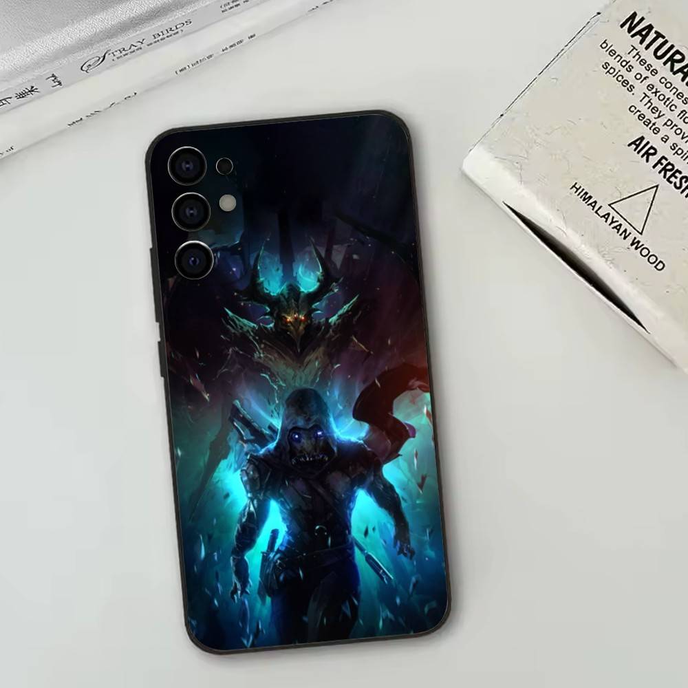 Destiny Phone Case Black Silicone Soft For Samsung S25,S24,S21,S22,S23,S30,Ultra,S20,Plus,Fe,Lite