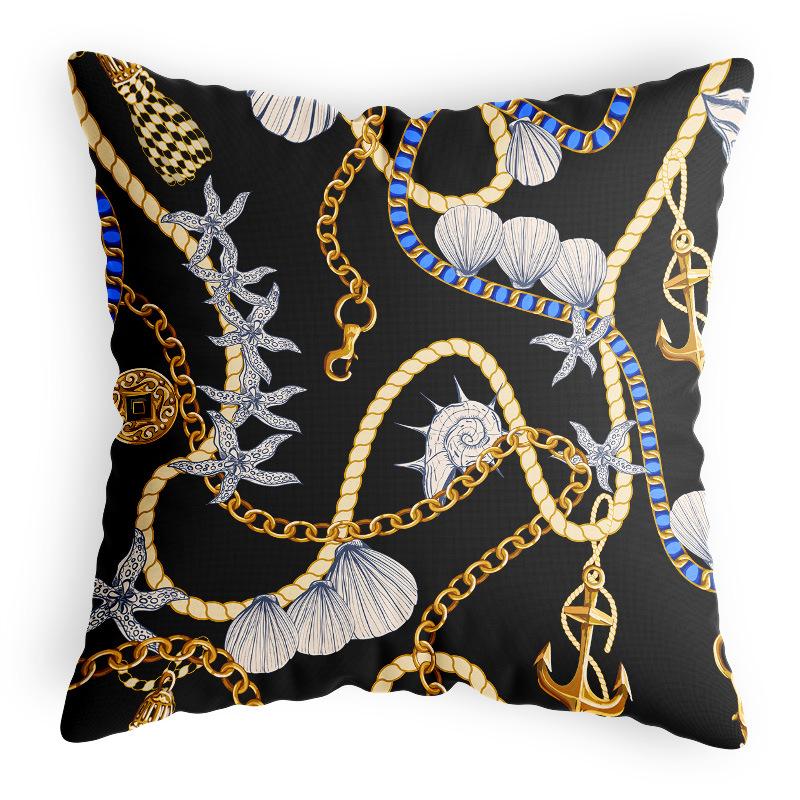 Наволочка Декоративная Полиэстер Лен Сатин Сатин Домашний Стиль Чехол для Подушки Автомобильная Подушка для Спины Наволочка Диван