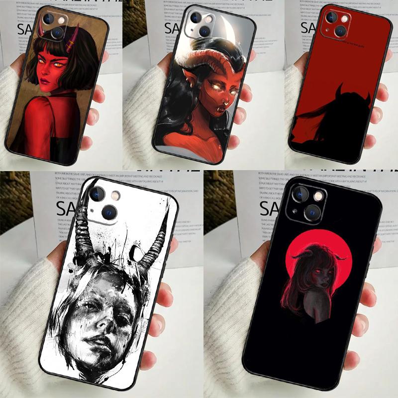 Devil Woman Case For Oppo A5 A6 Pro A16 A76 A96 A17 A57 A40 A60 A80 A98 A58 A78 A18 A38 A54 A74 A94 A15