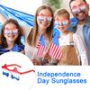 6/12 шт. Очки со звездами 4 июля, красные, белые, синие, с американским флагом, патриотические солнцезащитные очки для Дня независимости, подарков на вечеринку в честь Дня памяти