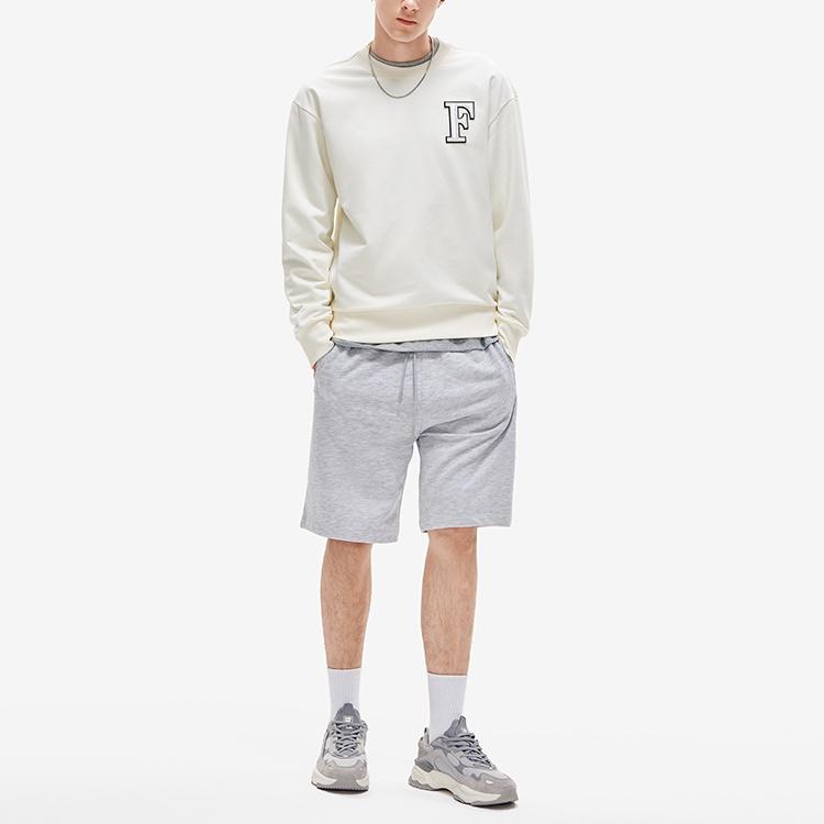 FILA Sweatshirts Men's Xuan White Crew Neck Moderate Regular F11M219208F-IV
