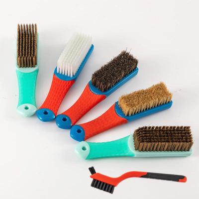 Пластиковая ручка Стальная проволочная щетка для чистки Вэньвань, Королевский Конг Бодхи и изделий из грецкого ореха с медной проволокой и щетиной кабана