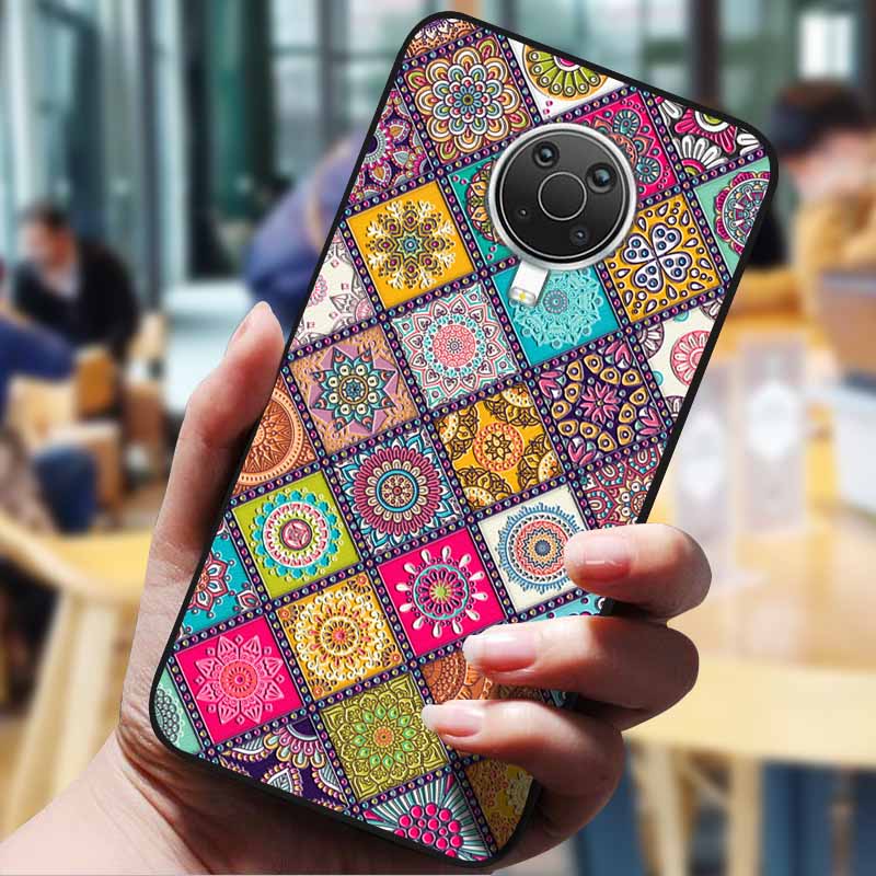 3D Тисненый Чехол Для Nokia G20 Чехол Рельефный Мягкий Силиконовый Задняя Крышка Coque Для Nokia G10 G50 G20 Чехол Для Телефона G 20 10 50 Fundas Оболочка