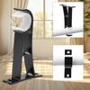 Heavy Duty Curtain Rod Support Aluminum Alloy Curtain Fixing Clip Durable Window Hardware Tools