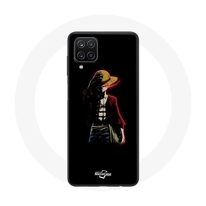 Case - Maniacase - Galaxy A22 4G - One Piece Manga Anime Luffy - Soft - Black