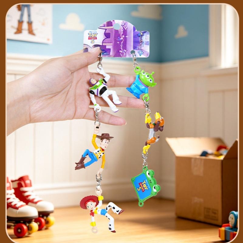 Genuine Toy Story Climbing-Style Hanging Charms Pendant Cute Keychain Bag Charm Ornament Collection For gifts