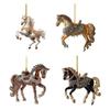 Horse Pendant Minimalist Style Jewelry Horse Acrylic Pendant Keychain 2d Car Mirror Charm Ornament Equestrian Bag for Horse