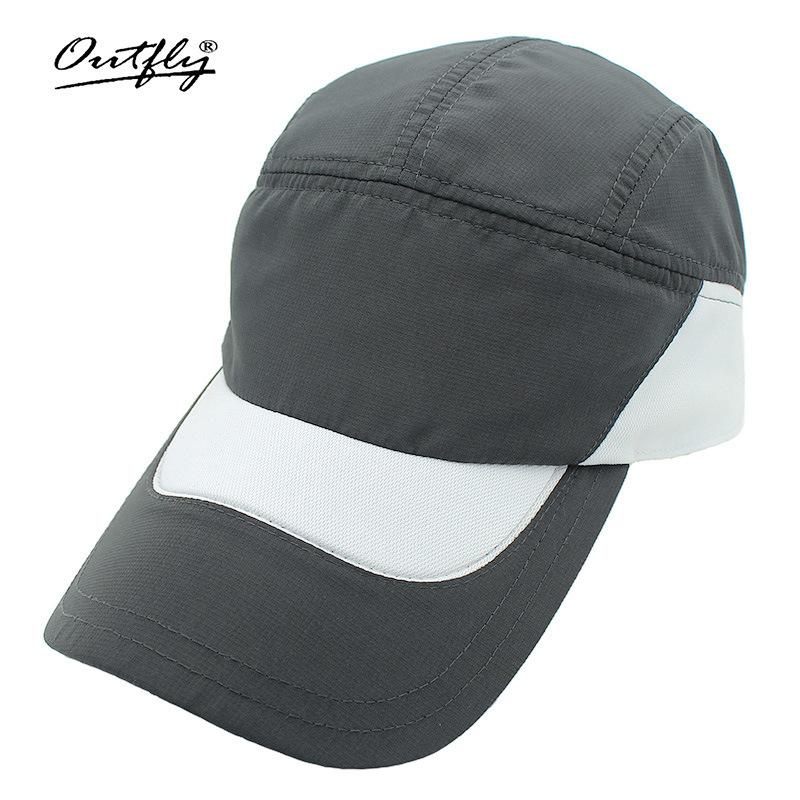 Spring and Summer New Light and Fast Drying Cap Men's Outdoor Leisure Sunscreen Visor Soft Top Running Sports Hat