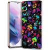 Прозрачный чехол с разноцветными грибами для Samsung Galaxy S24 S23 S22 S20 S21 FE Ultra S24 S23 S10 S9 Plus 5G Мягкий TPU чехол