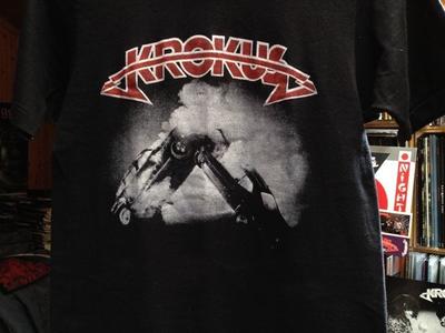Футболка с концерта Krokus Band, тур по Великобритании, черная, унисекс, S-5XL E1786
