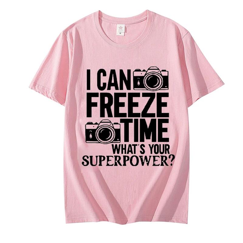 Футболка с принтом для фотографа Футболки с коротким рукавом Футболки в стиле хип-хоп Уличная одежда Большие футболки Топы для операторов Мужская одежда