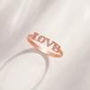 Mcel 14K Love Poem Initial Ring
