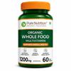 Органический Мультивитамин WholeFood от Pure Nutrition | Растительные Витамины A D3 C E K2 B1 B2 B3 B5 B6 Биотин B12 Йод Селен: 100% от суточной нормы + Хром