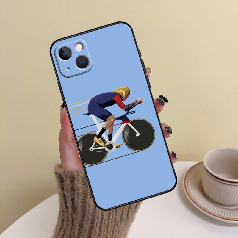 Чехол для телефона для велоспорта на горном велосипеде для iPhone 16 Pro Max 14 13 12 11 15 17 Pro Max mini Plus 16e 17 Air Cover Funda
