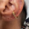 Бесшовные серьги-кольца кликеры из титана имплантатного класса G23 для хряща, хеликса, руки, септума, дейта, козелка, ушной раковины