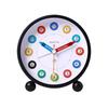 Yousheng Analog Alarm Clock with Night Light Non-Ticking Silent Battery Operated Bedroom Desktop Digital Quartz Clock Children Students Birthday Gift