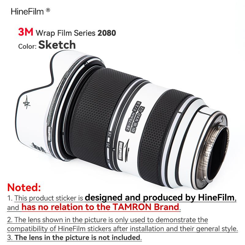 Пленка Hinefilm для объектива Tamron 28-75 28-200 Наклейка Защитная декаль Пленка 35-150 70-180 Защита объектива 35150 Чехол Наклейка 150500