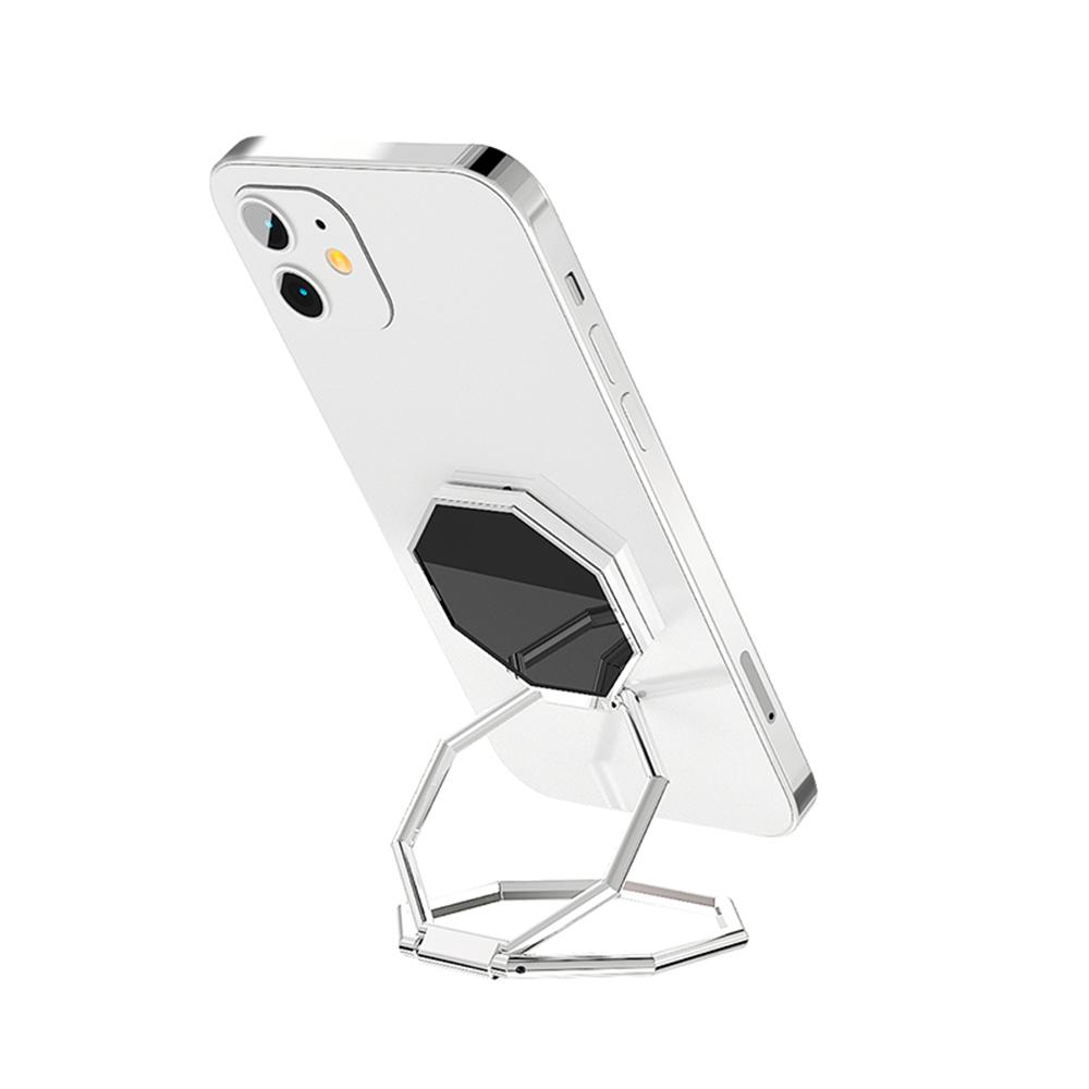 360 Rotation Metal Finger Kickstand Retractable Ring Buckle Foldable Phone Holder