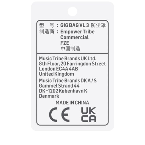 TC Helicon VL 3 Heavy-Duty Nylon Gig Bag for VoiceLive 3/Extream