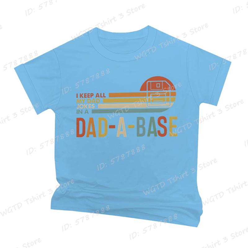 I Keep All My Dad Jokes In A Dad-a-base T-shirt, Short Sleeve, Father's Day Tshirt, New Daddy Shirt, Dad Gifts, Men's T-shirts