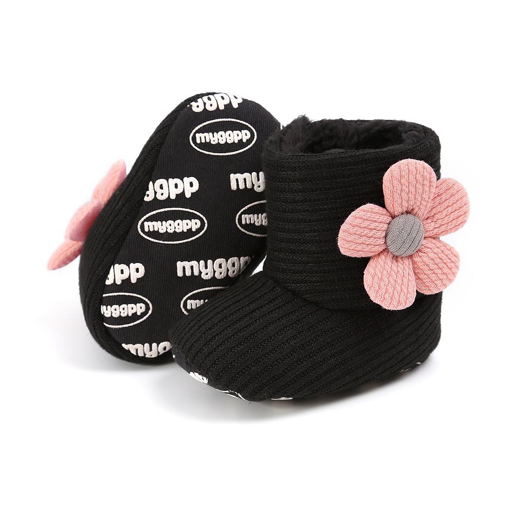 MYGGPP Boots Warm 0-1 Year Old Baby Soft Bottom Shoes Baby Shoes Padded Snow Boots Cotton Boots Baby Shoes Cloth Bottom