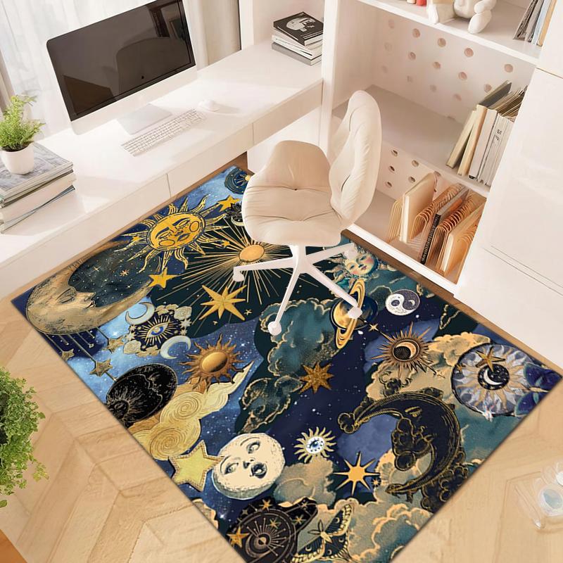 Celestial Dreams Cosmic Artistry Carpet Floor Mats Home Decor Room Christmas Gifts Fashion