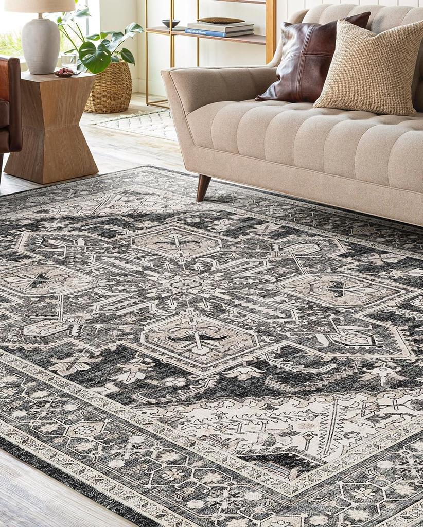 Ковры в этническом стиле для спальни, американский ретро-кабинет, нескользящий коврик для пола, богемный ковер для украшения гостиной, моющийся ковер для лаунжа