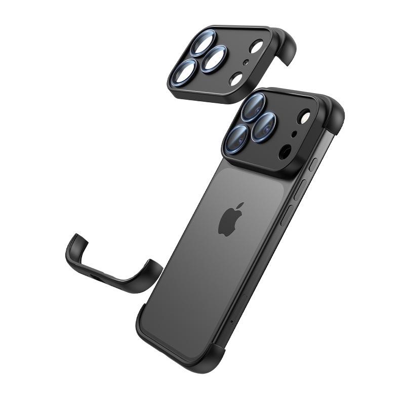 Полностью безрамочный чехол для iPhone 17 Pro: Полуоблегающий, Защита объектива, Ударопрочный