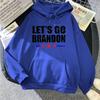 2021 New Fashion lets go brandon letter print Hoodies Unisex Wo Unisex Long Sleeve Hooded Sweatshirts Casual Winter Streetwear Clothes