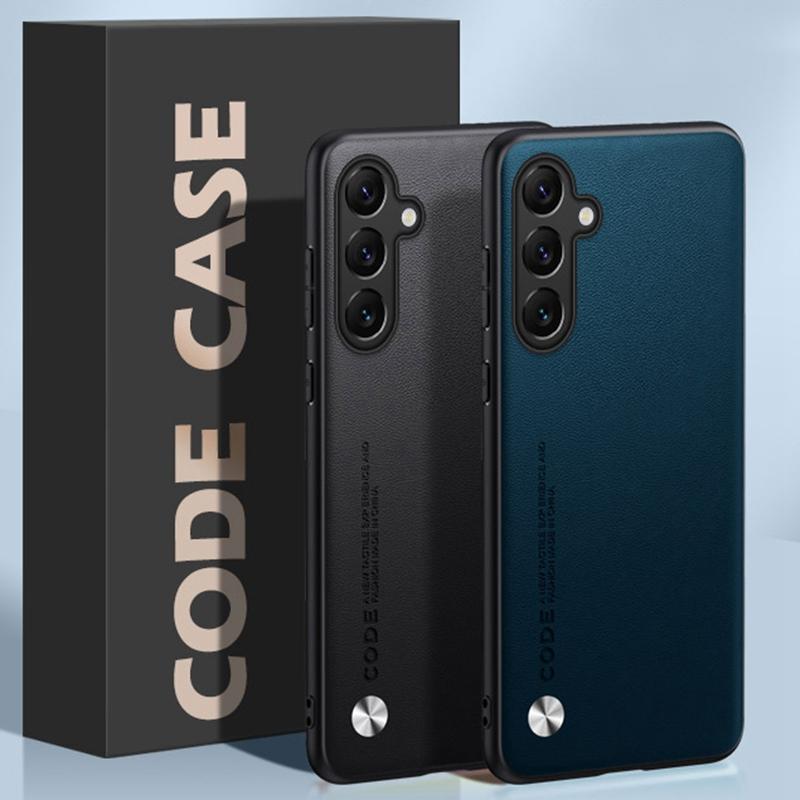 Роскошный чехол из искусственной кожи для Samsung Galaxy A55 A35 A25 A15 5G, задняя крышка, матовый силиконовый защитный чехол для телефона Samsung A05S