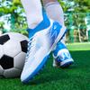 32-47 Kids Football Boots Rubber Soft Sole Short Nails Artificial Turf Leather Youth Kids Football Shoes Men's Sports Large Size Football Shoes
