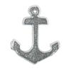 Восковой мотив Якорь Серебристый 2,5x3см 2 штуки