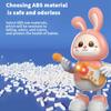 Musical Dancing Rabbit Toy with Guitar Walking Singing Bunny Moving Toys for Baby with Music & Lights for Toddlers Easter Gift