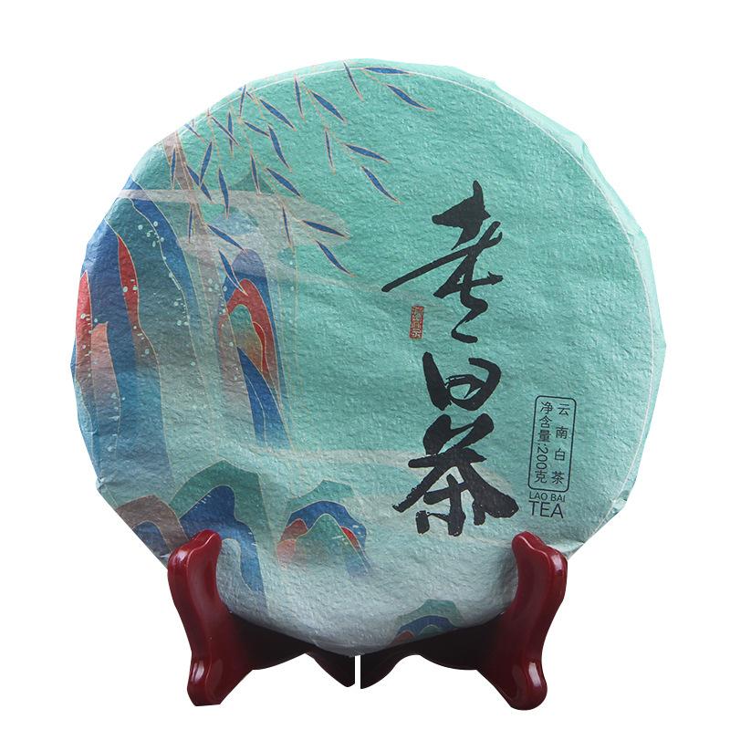 Чай Древнего Дерева Старый Белый Чай Решетчатый Торт Yunnan Yiwu Органический Чай 200g/7.04oz