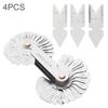 4pcs/set Metric Imperial US Screw Gauge 55 Degree 60 Degree Thread Pitch Gauge for Industrial Measurement