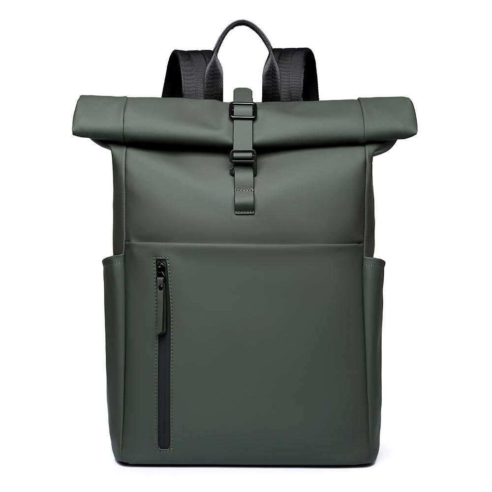 Laptop Backpack for Men 15.6 Inch Business Travel Bag with Roll Top Waterproof Casual Daypack New Style Bookbag