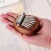 8-Key Mini Thumb Piano - Portable Wooden Finger Piano with Lanyard, Gift for Valentines Day, Adults, Beginners High-Quality Musical Instrument for