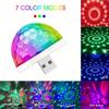 USB Mini Disco Lights Party Lights Ball Sound Activated DJ Disco Ball Stage Lights Multicolor LED Car Atmosphere Lights.