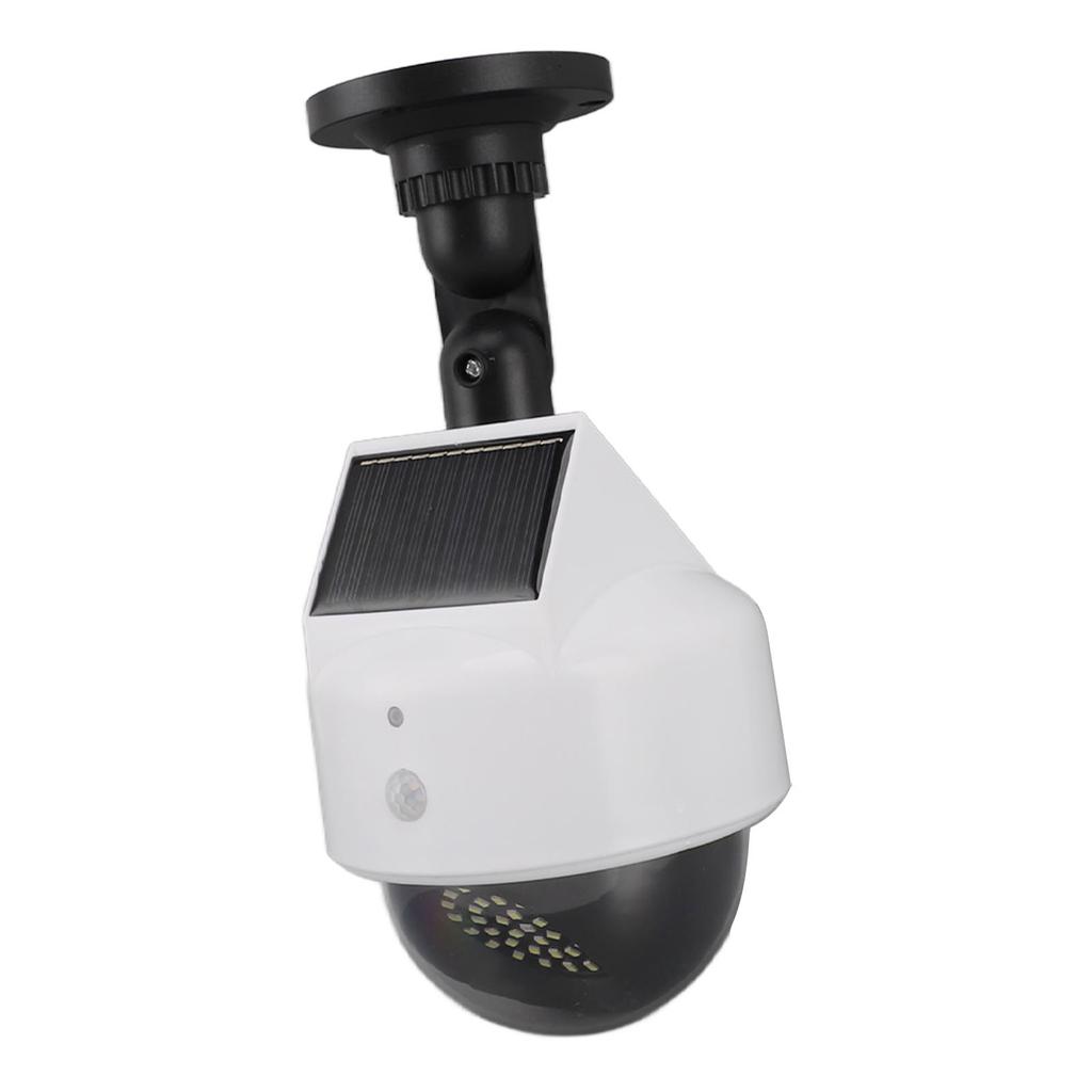 Solar Dummy Fake Camera Security Outdoor Solar Powered Simulated Surveillance Cameras with Flashing