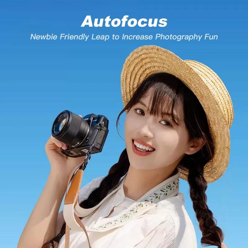 AF 56mm F1.7 Fuji X Mount Z Mount Lens APS-C Lens Lightweight Large Aperture for Nikon X-T5 X-T4 X-T30 II X-S10 X-T200