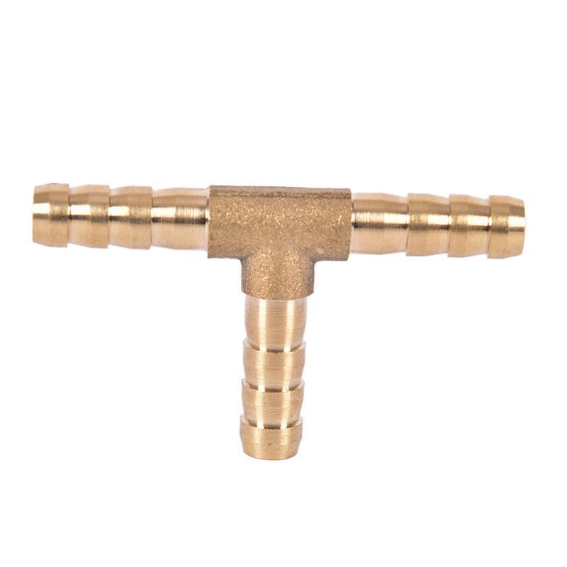 1 шт. 6~16 мм латунный тройник 3-ходовой топливный шланговый соединитель для сжатого воздуха, масла, газа, трубы