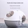 Carver Extra-Large Enclosed Cat Litter Box with Double Doors and Deodorant System