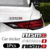 AOW4  Aluminum Alloy 3D Car Fender Side Stickers Badge Accessories For Nissan X-Trail T32 T31 Qashqai J11 J10 Tiida Teana Navara Juke