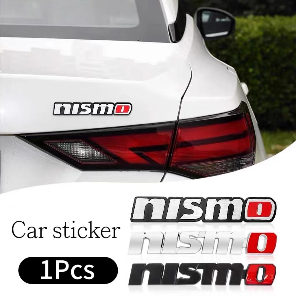 AOW4 Aluminum Alloy 3D Car Fender Side Stickers Badge Accessories For Nissan X-Trail T32 T31 Qashqai J11 J10 Tiida Teana Navara Juke