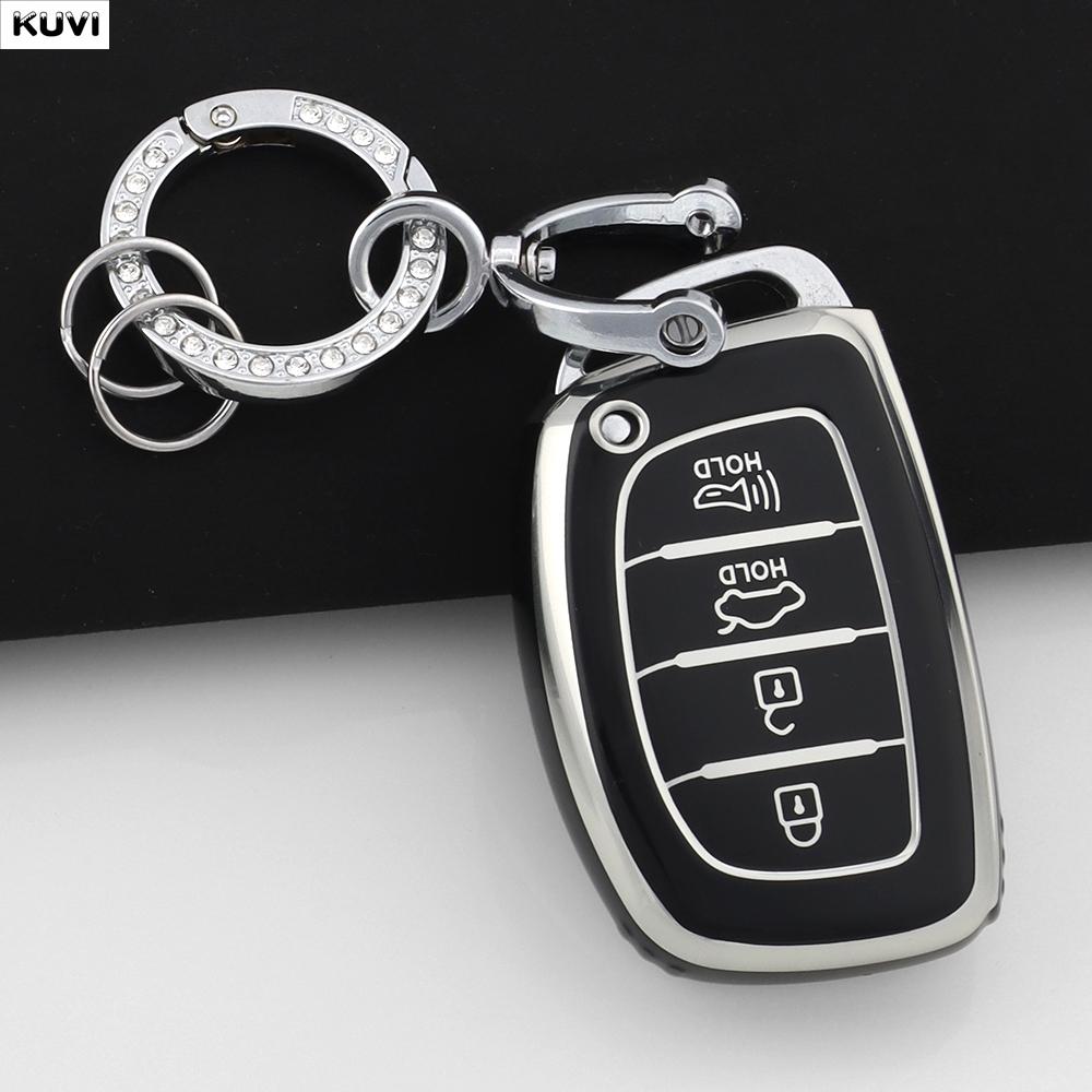 Горячий ТПУ Чехол для Умного Ключа Автомобиля Для Hyundai Tucson Santa Fe Rena Sonata Elantra Creta Ix35 Ix45 I10 I30 I40 Держатель Брелока Брелок