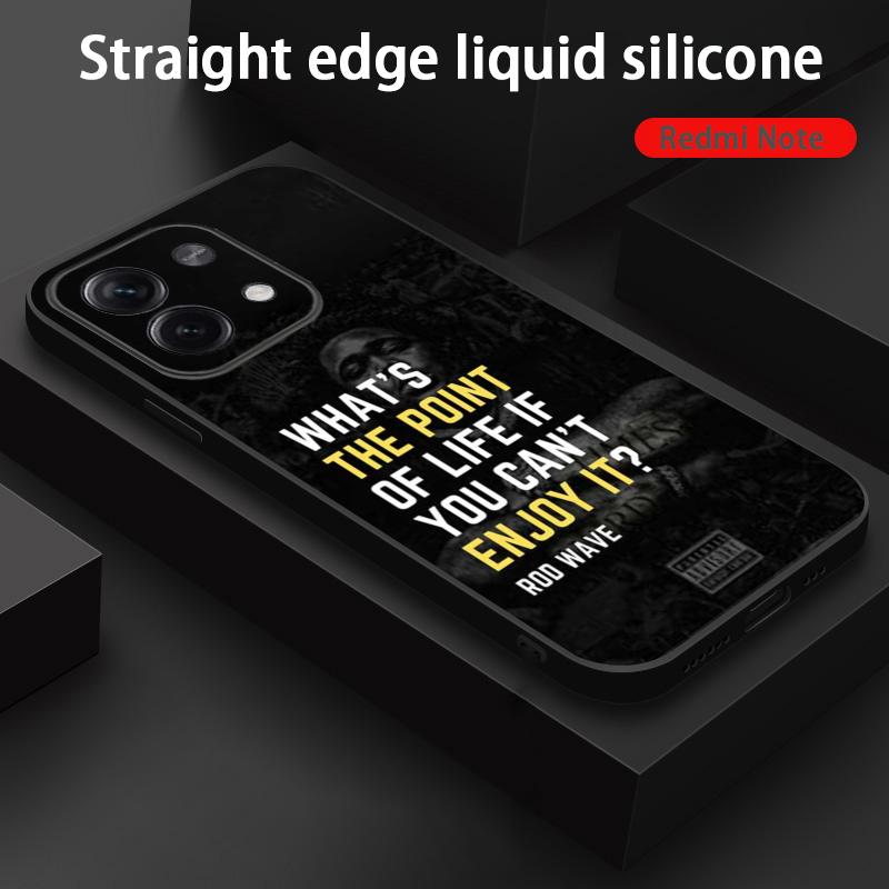 Модный крутой постер рэпера Rod Wave Чехол для телефона Для Redmi Note 14 13 12 11 Pro Plus S 5G 14C A3 Мягкий черный чехол для телефона