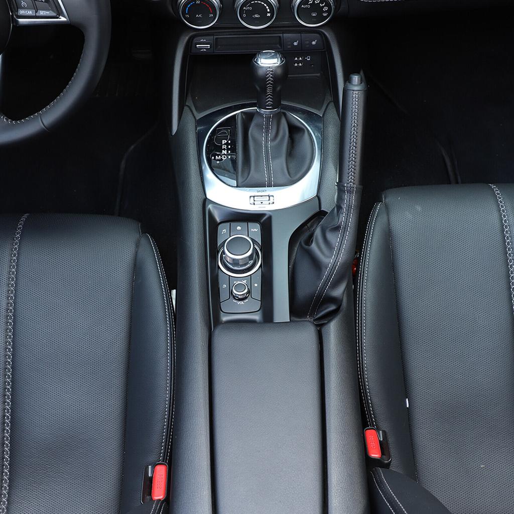 Matte Black Center Console Multimedia Panel Cover Trim For Mazda MX-5 2016-23