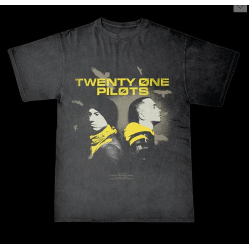 Twenty One Pilots Graphic T-Shirt Men Women - Black Cotton Crew Neck Casual Tee