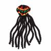 Dreadlocks Wig Hat Breathable Knit Beret Hat with Long Black Dreadlocks Wig for Summer Winter Halloween Party