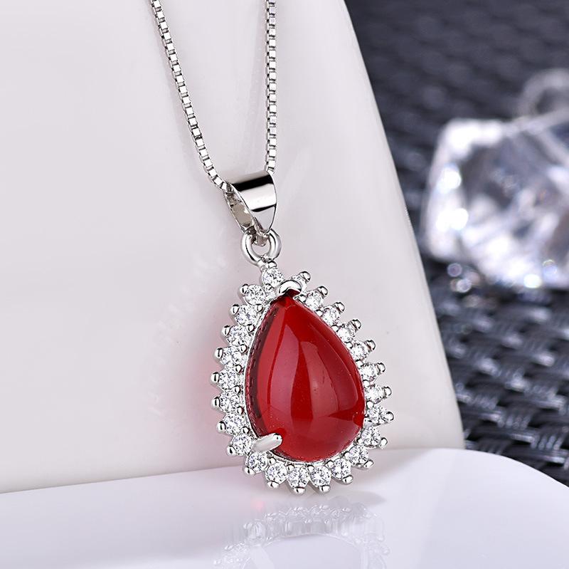 Lindon Women Necklace Pendant Copper Alloy Zircon Fashion Gift